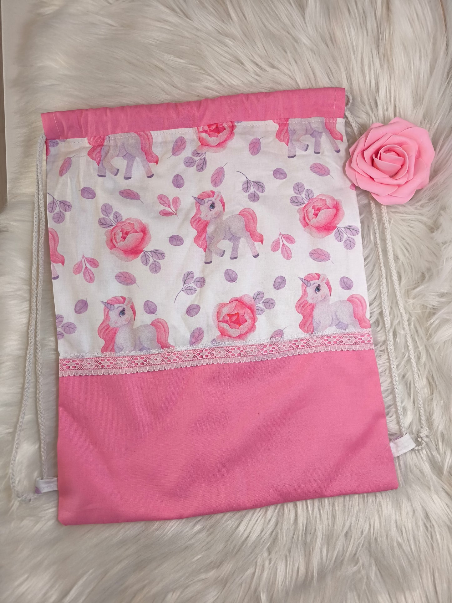 Turnbeutel Wäschebeutel Einhorn