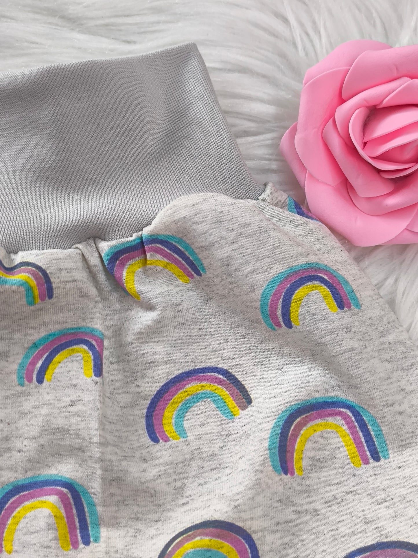 Pumphose Regenbogen blau