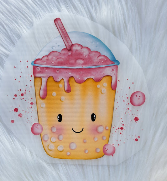 Bügelbild Bubble Tea
