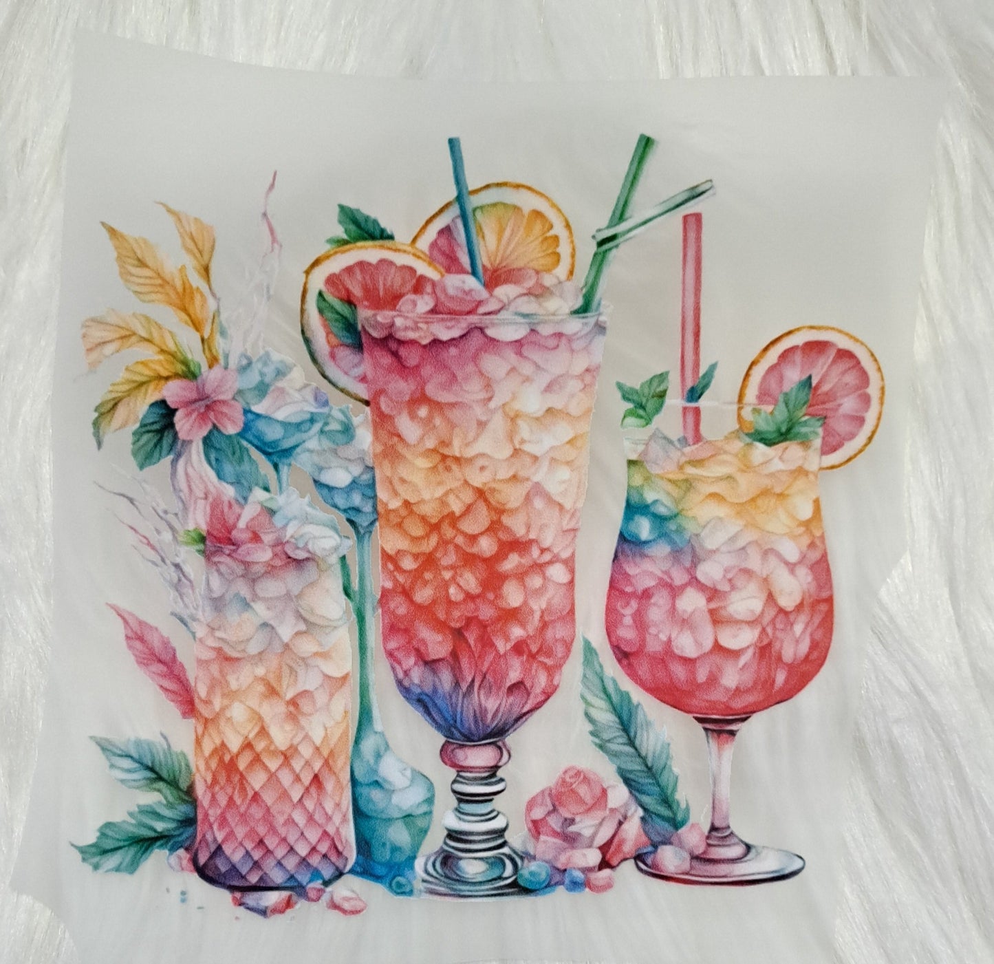 Bügelbild Cocktails