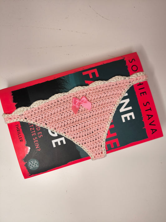 Lesezeichen Tanga rosa