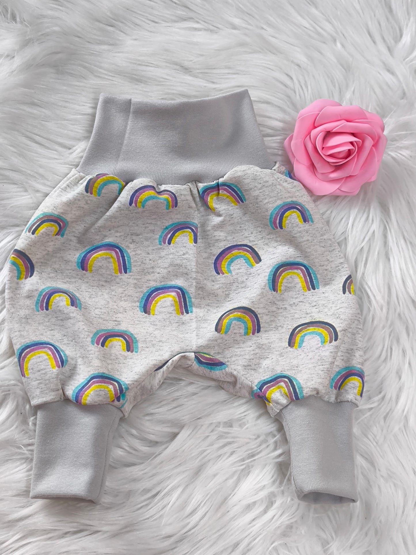 Pumphose Regenbogen blau