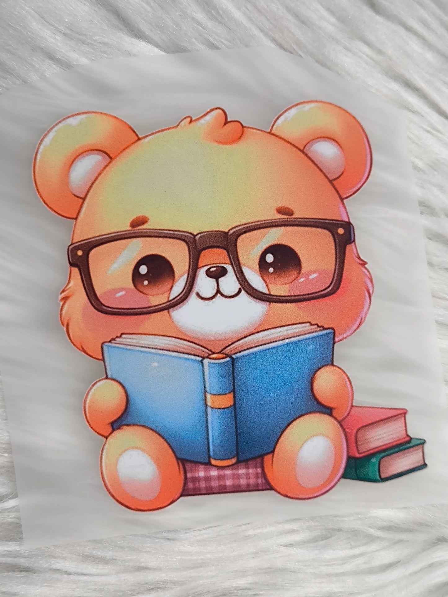 Bügelbild Lese-Teddy