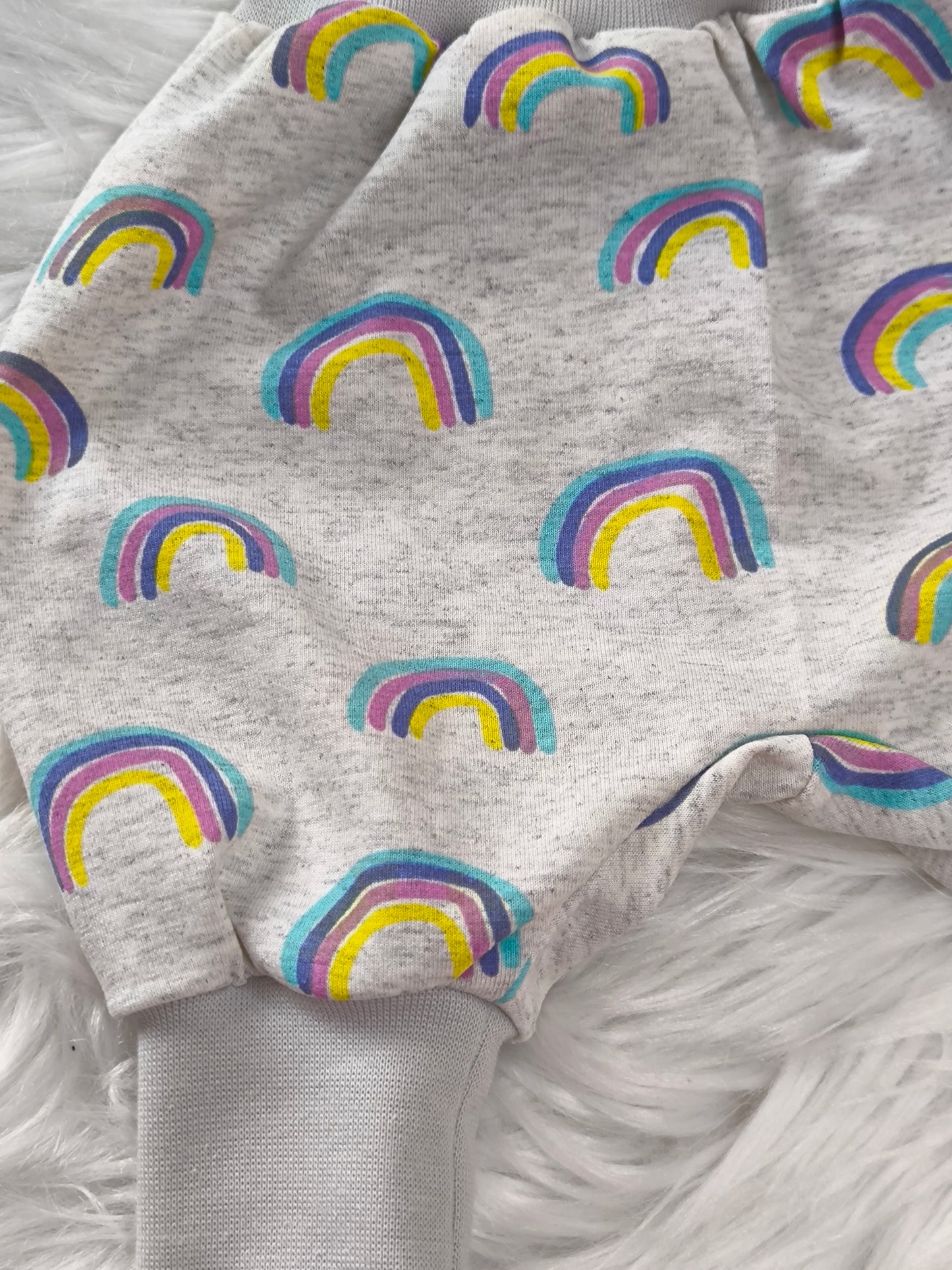 Pumphose Regenbogen blau