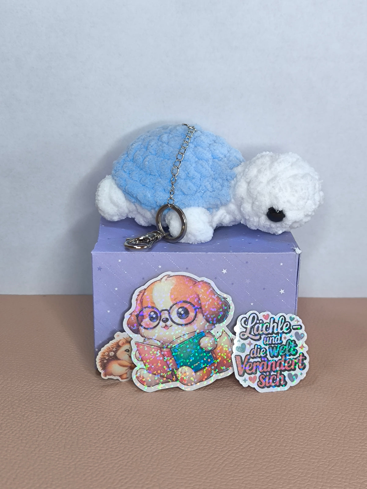 Glücksbringer Schildkröte blau