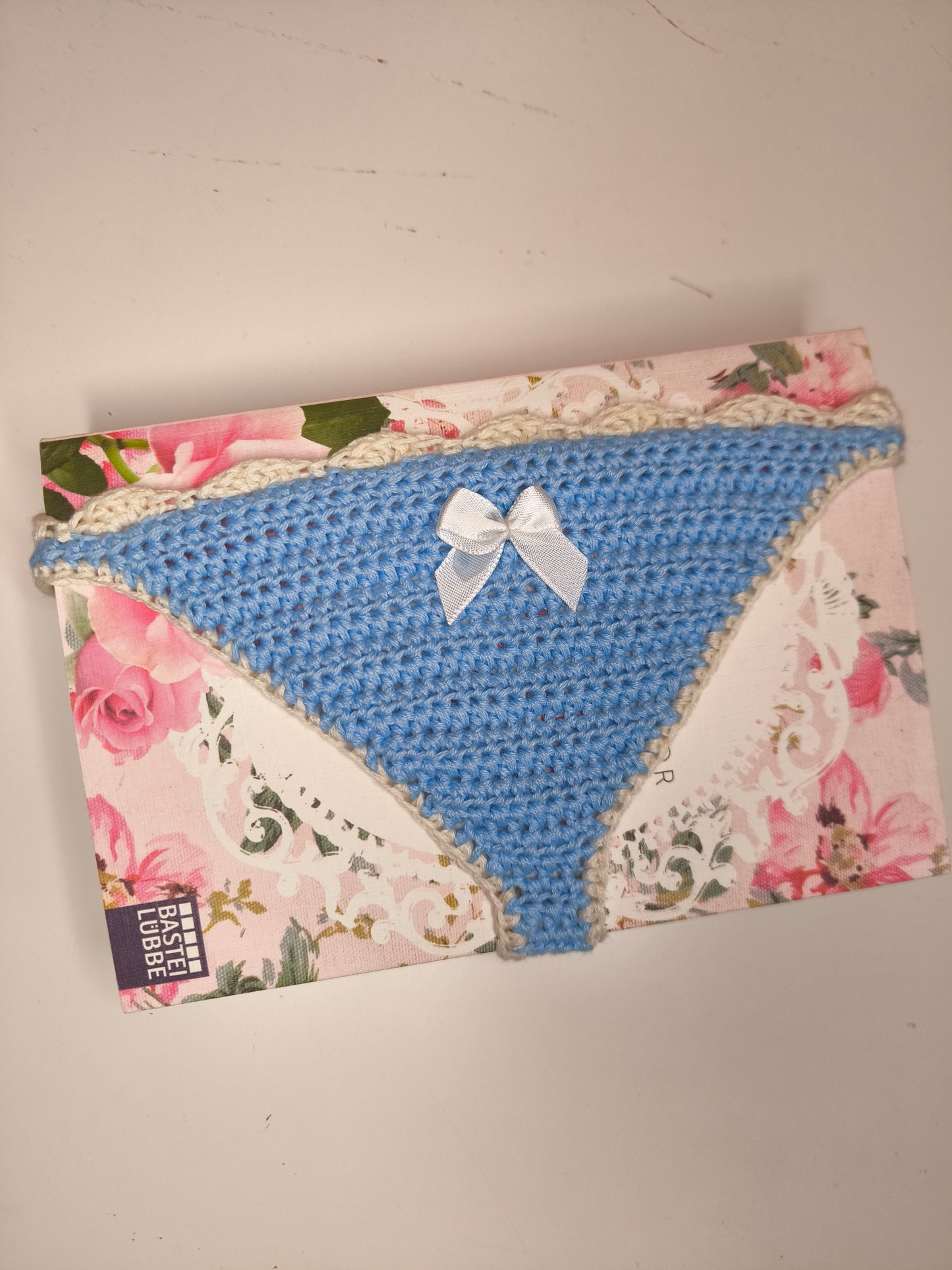 Lesezeichen Tanga blau