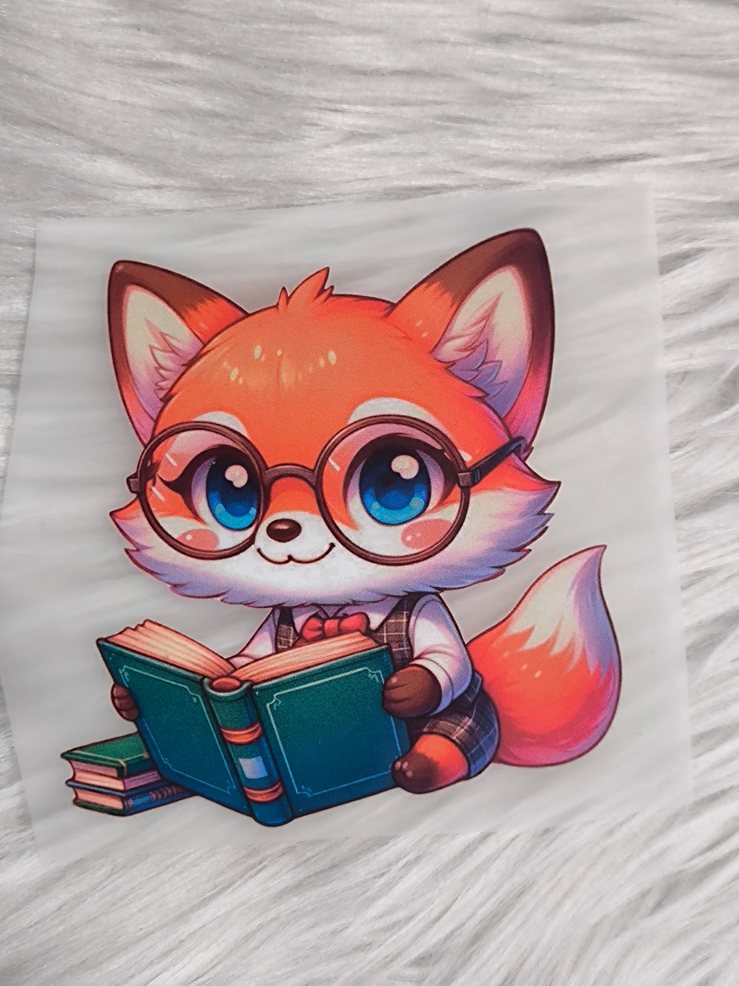 Bügelbild Lese-Fuchs