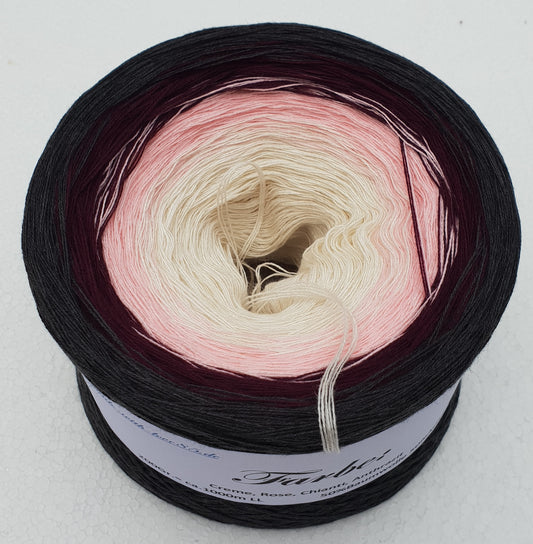 creme, rose, chianti, anthrazit