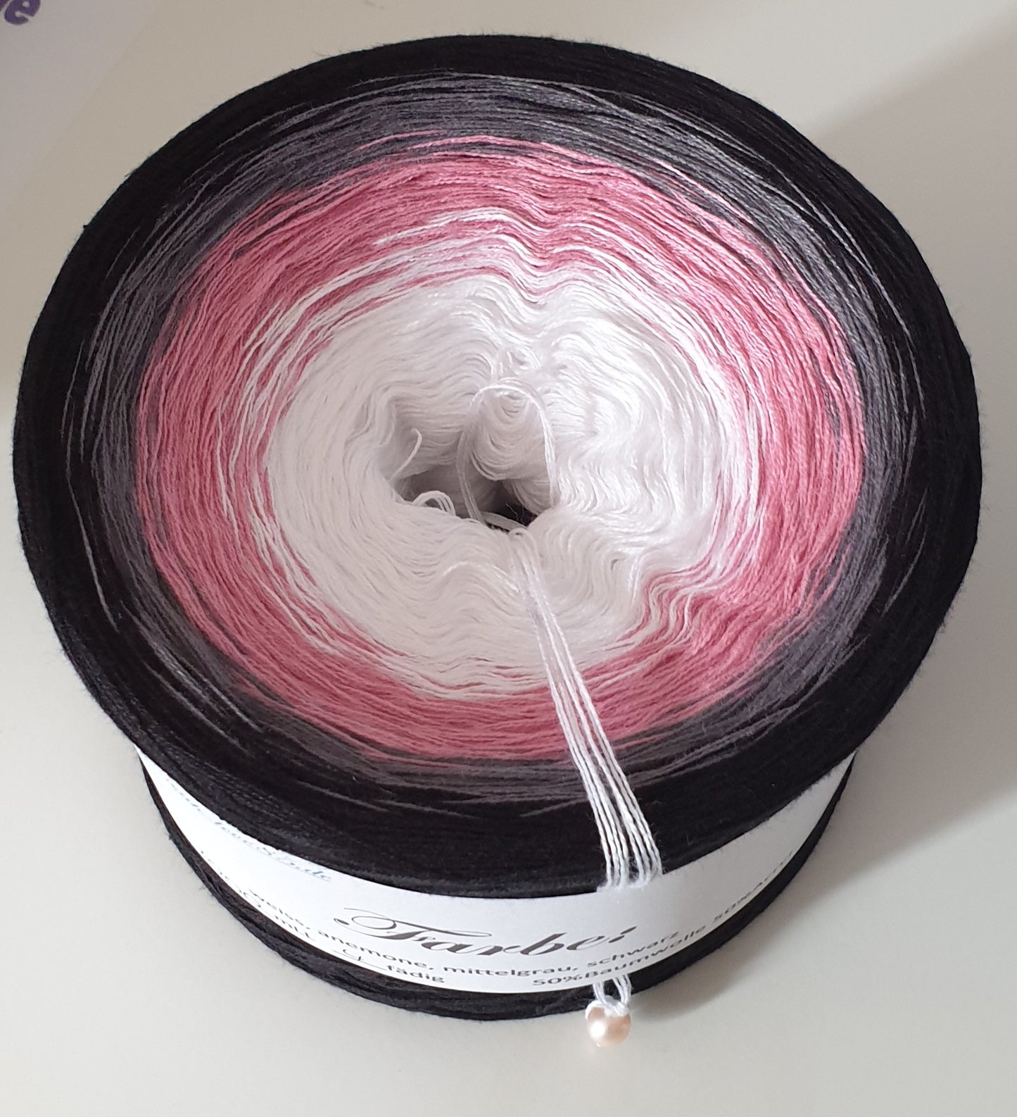 weiss, anemone, mittelgrau, schwarz