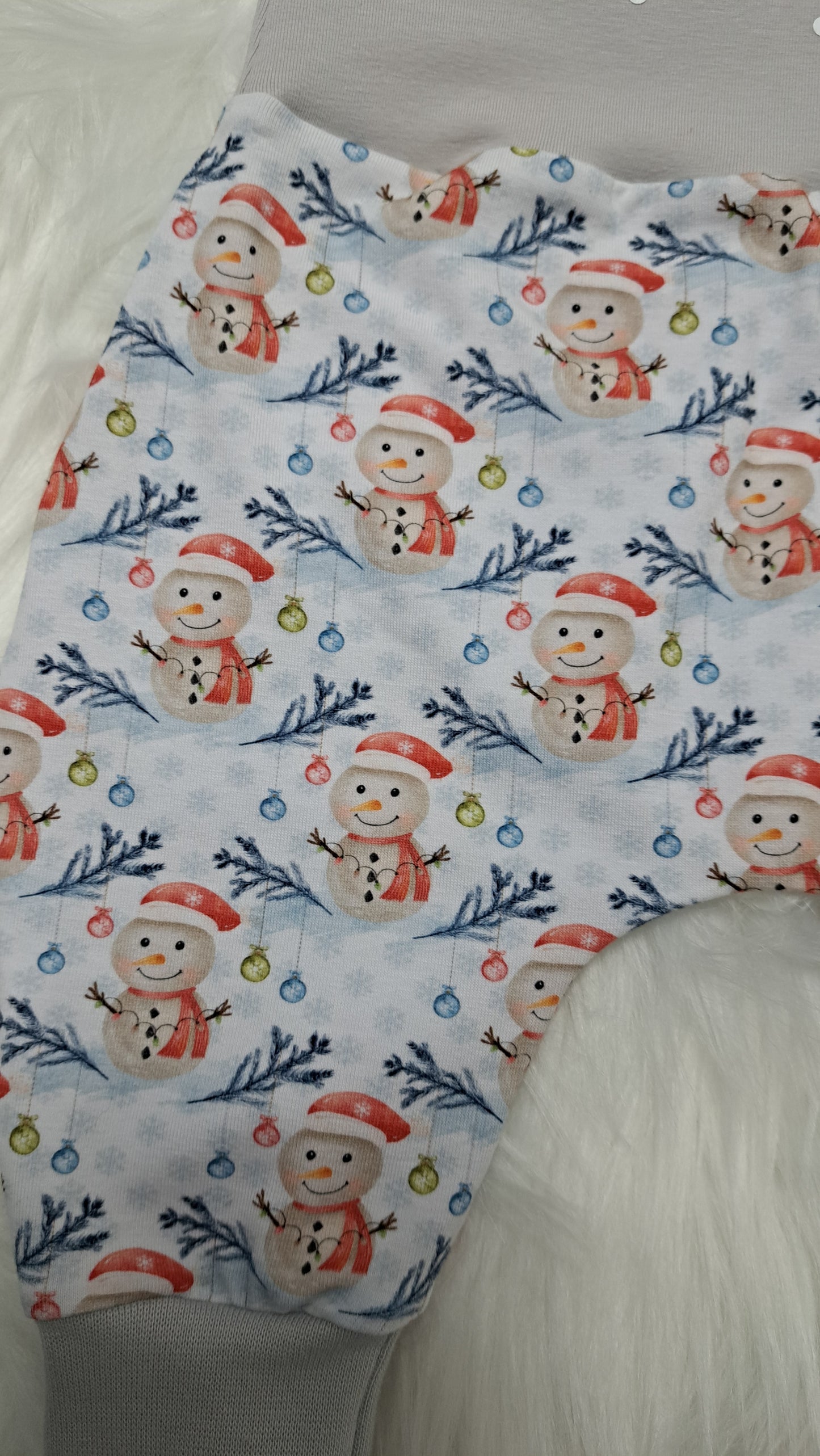 Strampler Winterwunder (Schneemann)